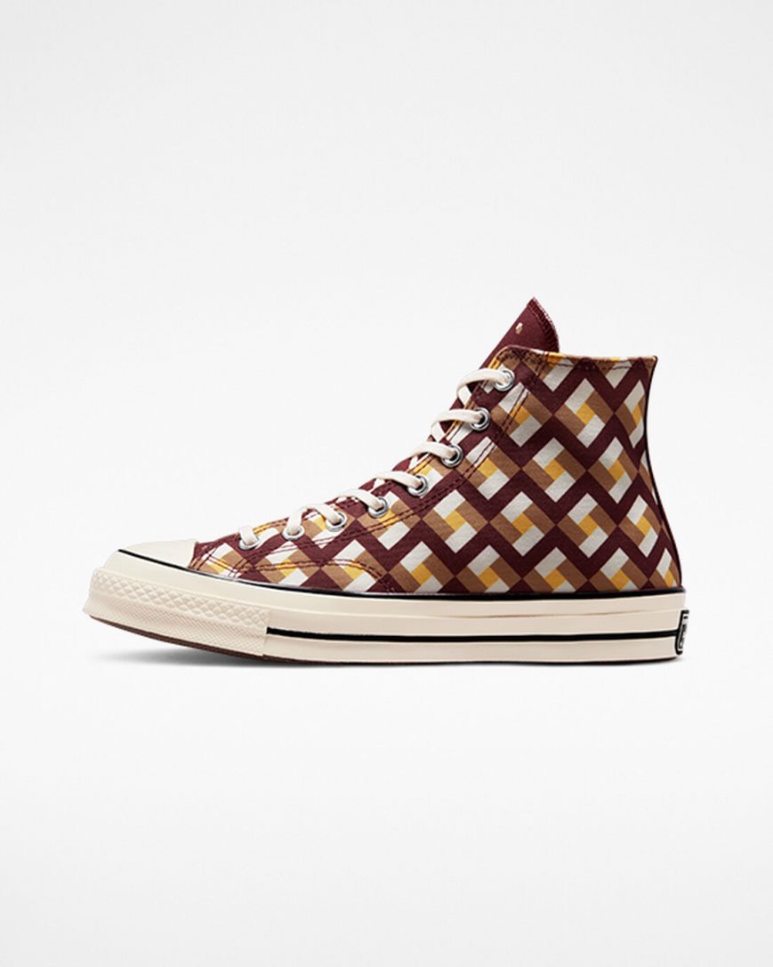 Tenisky Vysoke Converse Chuck 70 Twisted Classics Panske Tmavo Červené Tmavo | SK K11LAY3